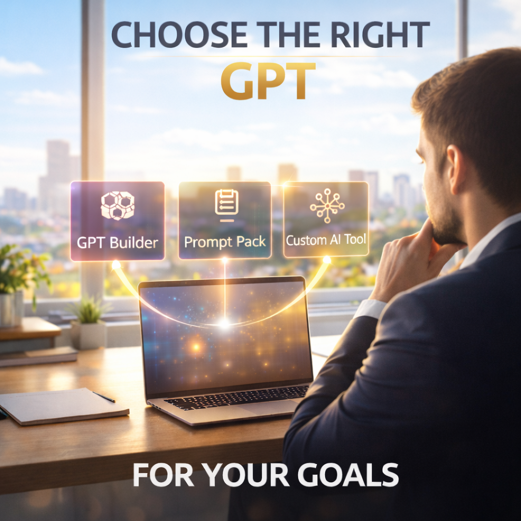 How to Choose the Right GPT or Prompt Pack for Your Goals How to Choose the Right GPT or Prompt Pack for Your Goals