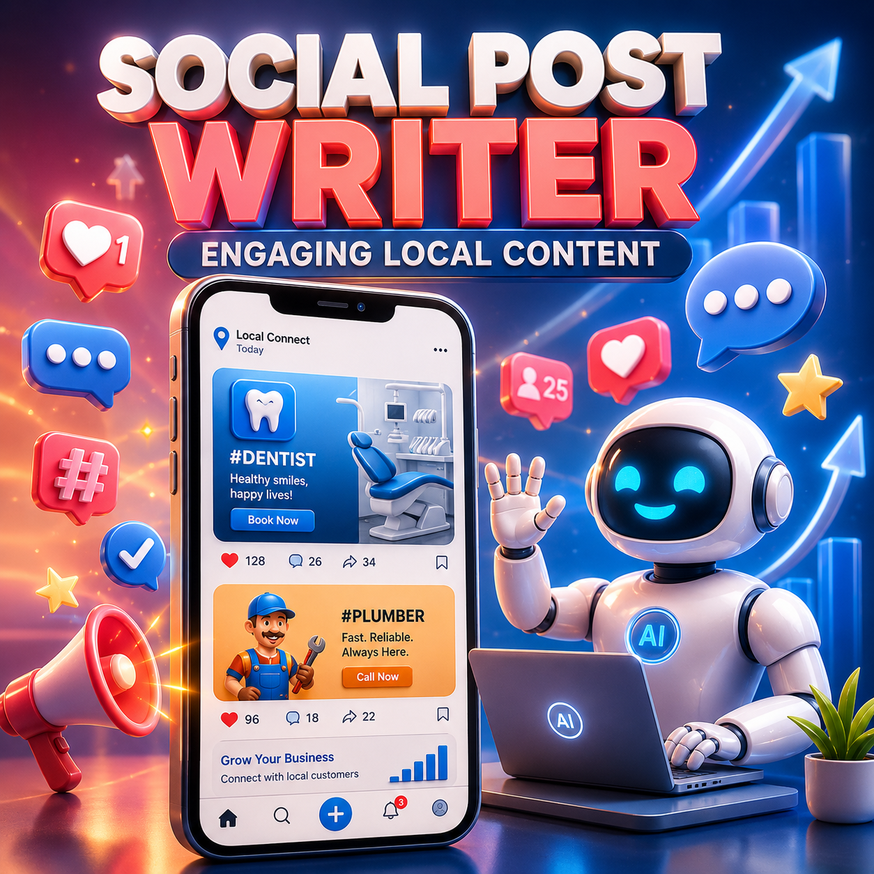 Social Post Writer GPT for Local Businesses