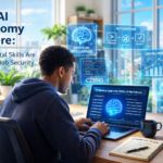 Learning AI in a modern home office Learning AI in a modern home office