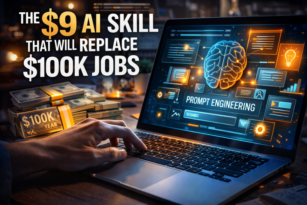 The $9 AI Skill That Will Replace $100K Jobs What if a $9 skill could dramatically increase your productivity and reshape your career? Discover why AI collaboration may define the future of work.