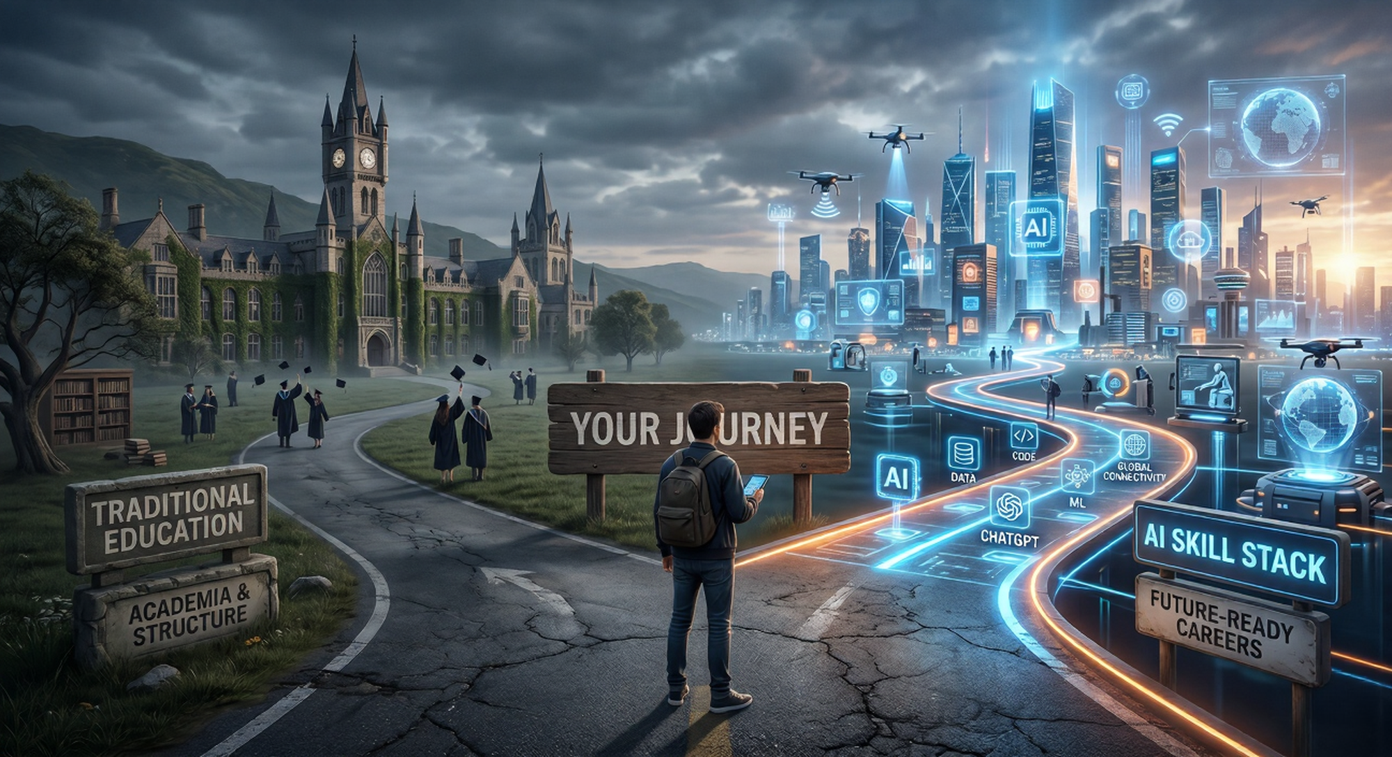 How AI Is Replacing the 4-Year Degree