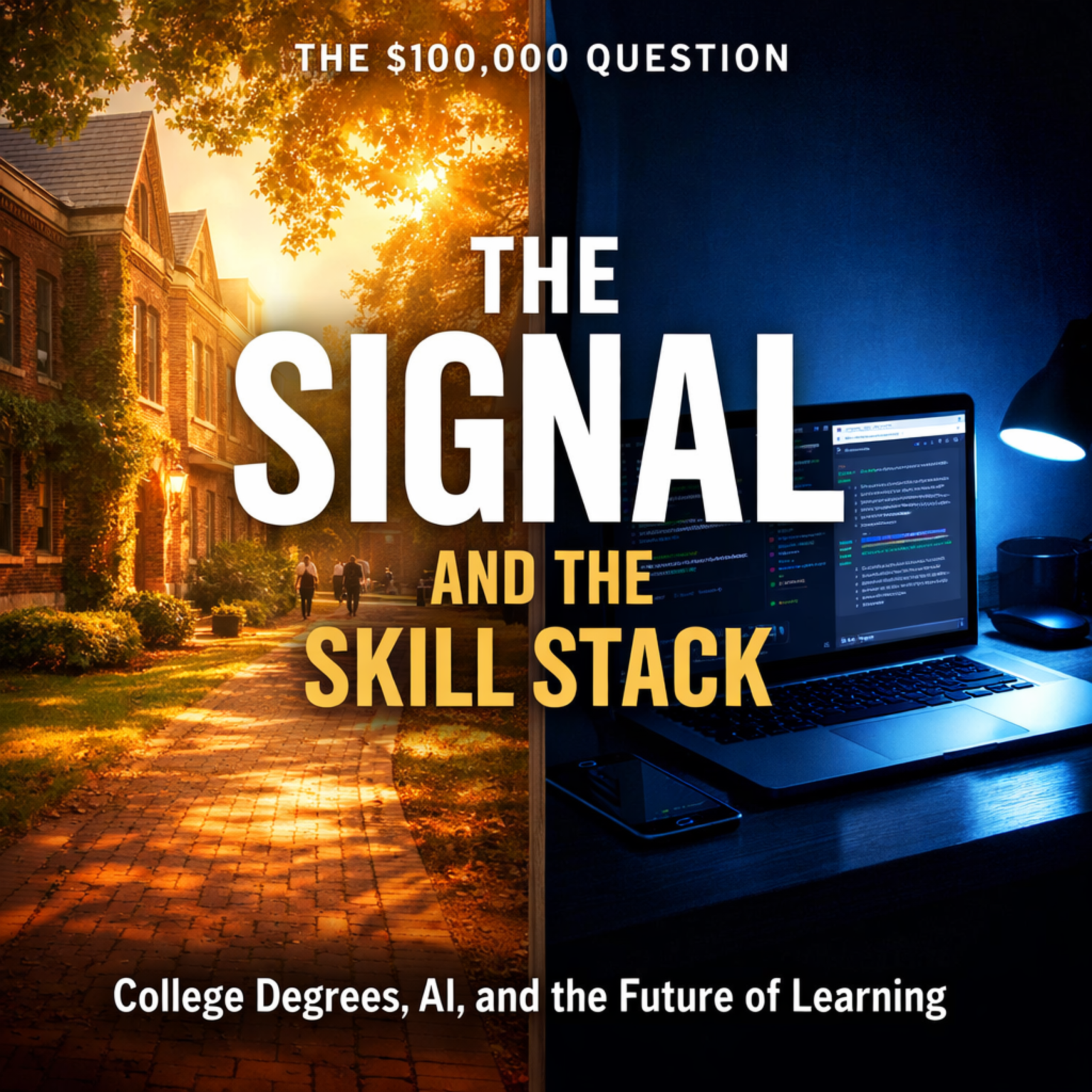 The Signal and the Skill Stack – InAudio Cover The Signal and the Skill Stack The $100,000 Question: College Degrees, AI, and the New Economics of Learning