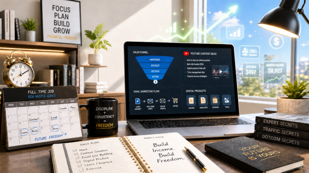 How to Build Online Income When You Work Full Time- A Practical Starter Plan for Busy Adults - Blog Image How to Build Online Income When You Work Full Time: A Practical Starter Plan for Busy Adults